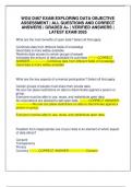WGU D467 EXAM EXPLORING DATA OBJECTIVE ASSESSMENT &vert; ALL QUESTIONS AND CORRECT ANSWERS &vert; GRADED A&plus; &vert; VERIFIED ANSWERS &vert; LATEST EXAM 2025