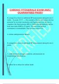 PACKAGE DEAL FOR THE FITZGERALD EXAMS&lpar;UPDATED 2025&rpar; &vert;GUARANTEED ACCURATE ANSWERS