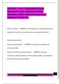 PNR300 - Test 1 2024&sol;2025 Exam  Questions with Detailed Verified  Answers &lpar;100&percnt; Correct Answers&rpar; &vert;  Already Graded A&plus; 