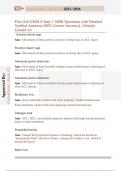 First Aid USMLE Step 1&colon; MSK Questions with Detailed  Verified Answers &lpar;100&percnt; Correct Answers&rpar; &sol;Already  Graded A&plus;