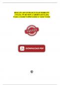 HESI LPN ADN Entrance Exam Mobility &vert;&vert; NCLEX-PN Review &ndash; Cardiovascular &vert; Verified Answers & A&plus; Graded Latest 2025 Version &vert;&vert; Includes Full Cardiovascular Review & Mobility Content