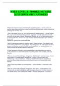 WSET LEVEL 4 - SPARKLING WINE QUESTIONS WITH ANSWERS&period;