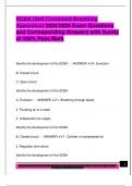 SCBA &lpar;Self Contained Breathing  Apparatus&rpar; 2024&sol;2025 Exam Questions  and Corresponding Answers with Surety  of 100&percnt; Pass Mark 