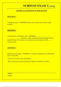 NURS5315 EXAM 3 QUESTIONS AND ANSWERS 2025