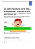 HESI PN OBSTETRICS&sol;MATERNITY PRACTICE EXAM&comma;  PEDIATRICS HESI PN REVIEW&comma; HESI PEDS&comma; PN HESI PEDS&comma;  PEDS & MATERNITY HESI&comma; HESI MATERNITY&sol;PEDIATRIC  REMEDIATION &vert; TESTBANK &vert; LATEST VERSION&vert; BRAND  NEW&vert; WITH NGN &vert; 2024 