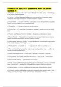 TFM06 EXAM 2025&sol;2026 QUESTIONS WITH SOLUTION GRADED A&plus;