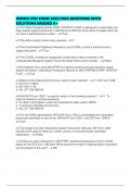 USNSCC PO2 EXAM 2025&sol;2026 QUESTIONS WITH SOLUTIONS GRADED A&plus;