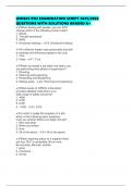 USNSCC PO2 EXAMINATION SCRIPT 2025&sol;2026 QUESTIONS WITH SOLUTIONS GRADED A&plus;