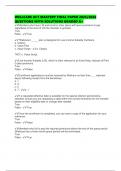 WELLCARE ACT MASTERY FINAL PAPER 2025&sol;2026 QUESTIONS WITH SOLUTIONS GRADED A&plus;