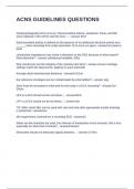 ACNS GUIDELINES QUESTIONS QUESTIONS AND ANSWERS FULLY SOLVED