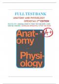 Test Bank For Anatomy and Physiology 2nd Edition by OpenStax