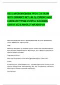 D311&colon;MICROBIOLOGY  WGU OA EXAM WITH CORRECT ACTUAL QUESTIONS AND CORRECTLY WELL DEFINED ANSWERS LATEST 2025 ALREADY GRADED A&plus;           