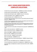 AS411 EXAM QUESTIONS WITH COMPLETE SOLUTIONS 