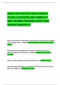 VIVINT SHP PRACTICE WITH CORRECT ACTUAL QUESTIONS AND CORRECTLY WELL DEFINED ANSWERS LATEST 2025 ALREADY GRADED A&plus;  