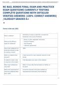 NC BAIL BONDS FINAL EXAM AND PRACTICE  EXAM QUESTIONS CURRENTLY TESTING  COMPLETE QUESTIONS WITH DETAILED  VERIFIED ANSWERS &lpar;100&percnt; CORRECT ANSWERS&rpar;  &sol;ALREADY GRADED A&plus; 