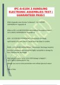 PACKAGE DEAL FOR THE IPC-A-610 EXAMS &vert;GUARANTEED ACCURATE ANSWERS