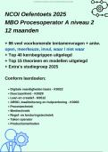 Oefenvragen NCOI MBO Procesoperator A niveau 2 - veel voorkomende tentamenvragen en antw&period; &plus; kernbegrippen &plus; leerdoelen &plus; weblinks en meer NIEUW 2025 