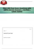 POLI 105 Final Exam Questions with 100&percnt; Correct Answers &vert; Verified &vert; Latest Update