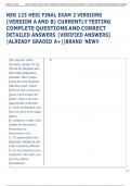 NSG 123 HESI FINAL EXAM 2 VERSIONS  &lpar;VERSION A AND B&rpar; CURRENTLY TESTING  COMPLETE QUESTIONS AND CORRECT  DETAILED ANSWERS &lpar;VERIFIED ANSWERS&rpar;  &vert;ALREADY GRADED A&plus;&vert;&vert;BRAND NEW&excl;&excl;