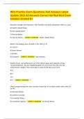 Wits Practice Exam Questions And Answers Latest Update 2025 All Answers Correct Verified Best Exam Solution Graded A&plus;