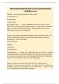 Rasmussen NUR2571 Final &lpar;GI&sol;GU&rpar; questions with verified answers