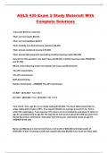 AGLS 435 Exam 2 Study Materialt With Complete Solutions 