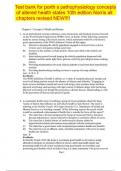 Test bank for porth s pathophysiology concepts of altered health states 10th edition Norris all chapters revised NEW&excl;&excl;&excl;&excl;&lowbar;compressed &lpar;1&rpar;&period;pdf