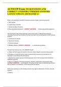 ACSM EP Exam 392 QUESTIONS AND CORRECT ANSWERS&rpar; VERIFIED ANSWERS LATEST UPDATE 2025 RATED A&plus;