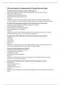 CISI Level Award in Fundamentals of Financial Services Exam