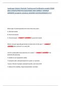 Landscape Ontario Pesticide Training and Certification module EXAM 2025 UPDATE&sol;PRACTICE QUESTIONS AND CORRECT VERIFIED ANSWERS &lpar;complete solutions&rpar; ASSURED SUCCESS&sol;GRADED A&plus;&excl;&excl;&excl;