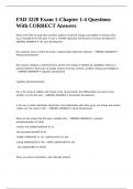 FAD 3220 Exam 1-Chapter 1-4 Questions With CORRECT Answers
