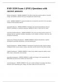 FAD 3220 Exam 1 &lpar;FSU&rpar; Questions with correct answers&period;