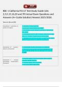&Tab;&Tab;  RBC 1 California P&period;O&period;S&period;T Test Study Guide &lpar;LDs 2&comma;3&comma;5&comma;15&comma;16&comma;20 and 39&rpar; Actual Exam Questions and Answers &lpar;A&plus; Guide Solution&rpar; Newest 2025&sol;2026  