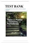 Test Bank for Theory and Practice of Counseling and Psychotherapy 11th Edition by Gerald Corey
