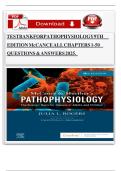 TEST BANK McCance Huether&rsquo;s Pathophysiology The Biologic Basis for Disease in Adults and Children &lpar;9TH&rpar; by Julia Rogers &plus; NCLEX Case Studies with Answers