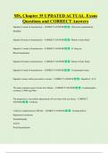 MS&comma; Chapter 35 UPDATED ACTUAL  Exam  Questions and CORRECT Answers 