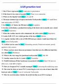 AAH Practice Test Questions and Answers 100%(2025/2026)