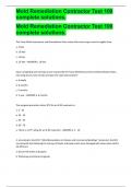 Mold Remediation Contractor Test 100 complete solutions&period;