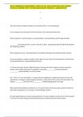 RELIAS EMERGENCY DEPARTMENT EXAM ACTUAL EXAM 100 QUESTIONS AND CORRECT DETAILED ANSWERS WITH RATIONALES&vert;ALREADY GRADED A&plus;&vert;&vert;BRAND NEW&excl;