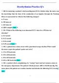 Dysrhythmias Practice Questions And Answers&lpar;2025&sol;2026&rpar;