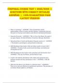Corporal Course Test 1 2025&sol;2026 &vert;&vert;  QUESTIONS WITH CORRECT DETAILED  ANSWERS &vert;&vert; 100&percnt; GUARANTEED PASS  <LATEST VERSION> 