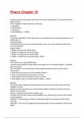 Pharm Chapter 18 Test Bank Exam 2025&sol;2026 Questions With Verified Solutions&period;