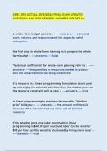 AREC 305 &lpar;ACTUAL 2025&sol;2026&rpar; FINAL EXAM UPDATED  QUESTIONS AND 100&percnt; VERIFIED ANSWERS GRADED A&plus;