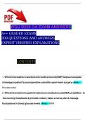 WGU D220 OA EXAM ANSWERS AND QUESTIONS &vert;&vert; LATEST UPDATE 2024&sol;2025
