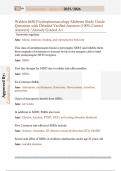 Walden NURS 6630 Psychopharmacology  Questions with Detailed Verified Answers &lpar;100&percnt; Correct Answers&rpar; &sol;Already Graded A&plus;