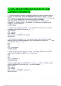 Residential Electrician Exam &num;2 with Complete Solutions