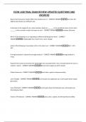 ECON 1100 FINAL EXAM REVIEW UPDATED QUESTIONS AND ANSWERS