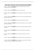 FINAL EXAM OSFM TEST UPDATED QUESTIONS AND ANSWERS
