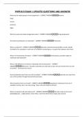 PHPR 813 EXAM 1 UPDATED QUESTIONS AND ANSWERS