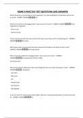 SOMB II PRACTICE TEST QUESTIONS AND ANSWERS